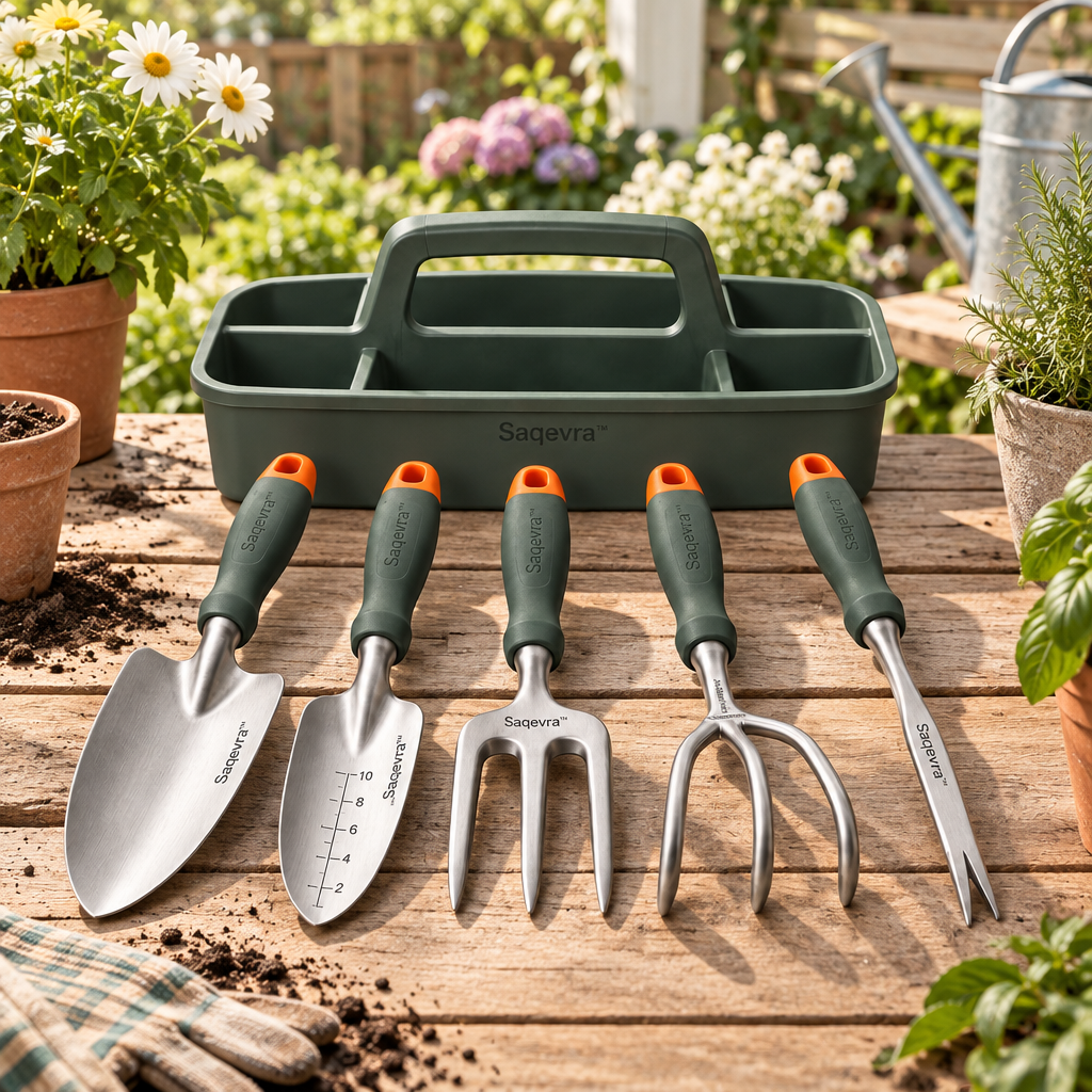 Saqevra™ ForgeGrip Heavy-Duty Garden Hand Tool Set product view