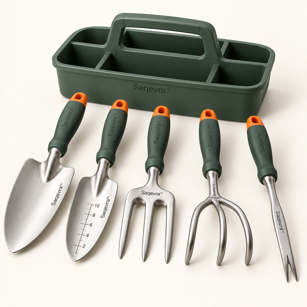 Saqevra™ ForgeGrip Heavy-Duty Garden Hand Tool Set image 2