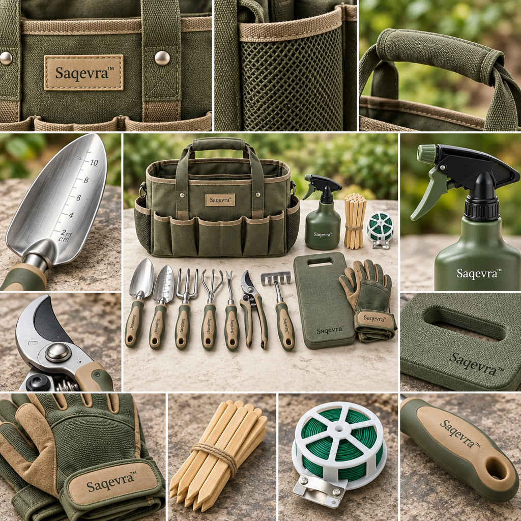 Saqevra™ GardenMate Multifunction Garden Tool Kit image 4