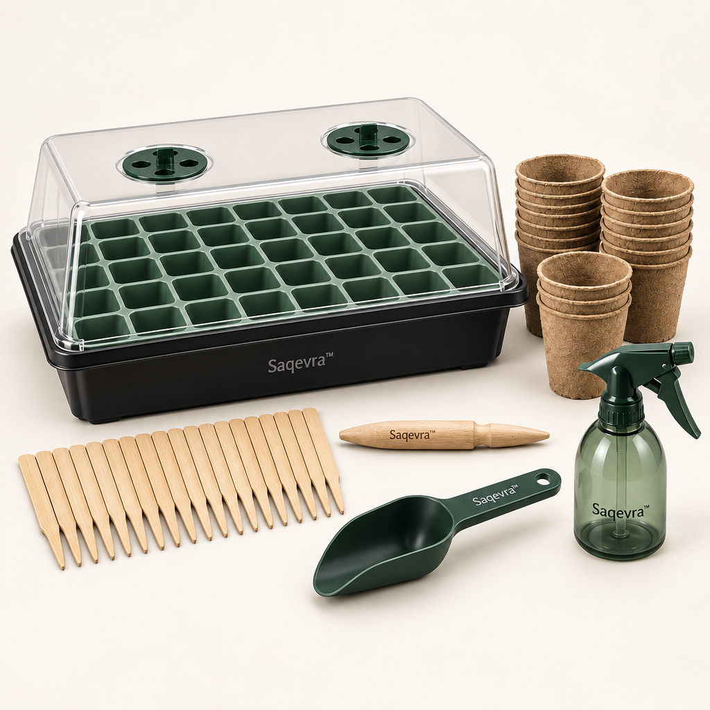 Saqevra™ HomeSprout Home Seed-Starting Starter Kit image 2