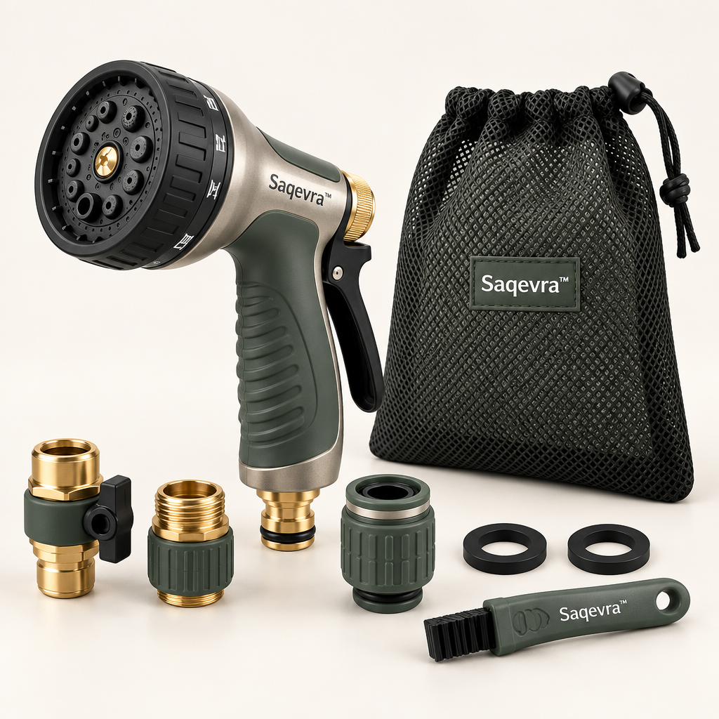 Saqevra™ SpraySelect Multi-Pattern Garden Watering Nozzle Set image 2
