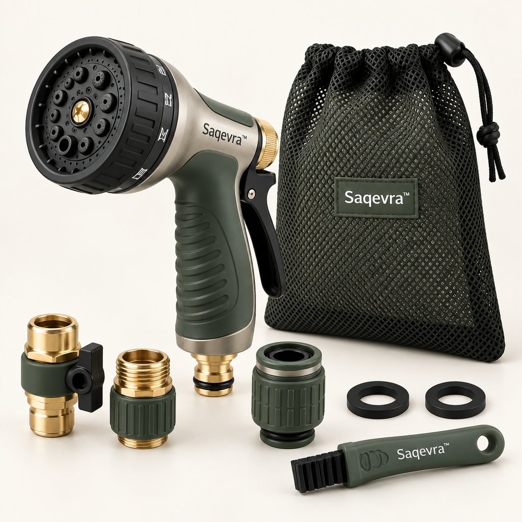 Saqevra™ SpraySelect Multi-Pattern Garden Watering Nozzle Set image 5